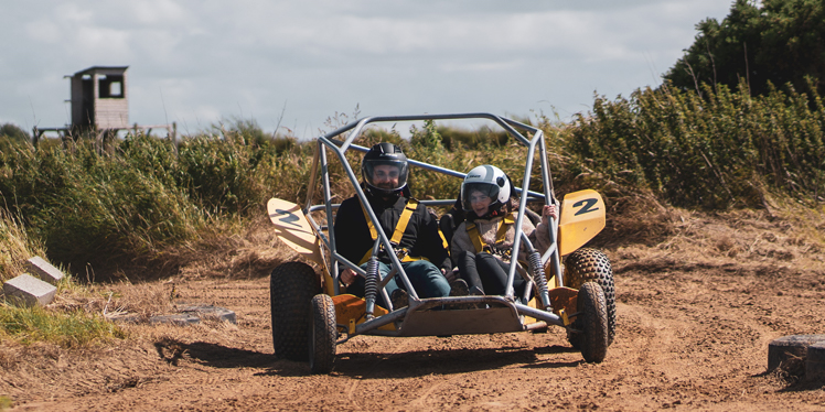 Family Activities Powerbuggy in action at Limitless Adventure Centre