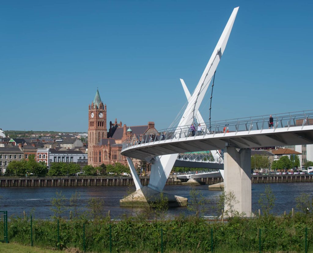 Visit Derry Londonderry iconic Peace Bridge