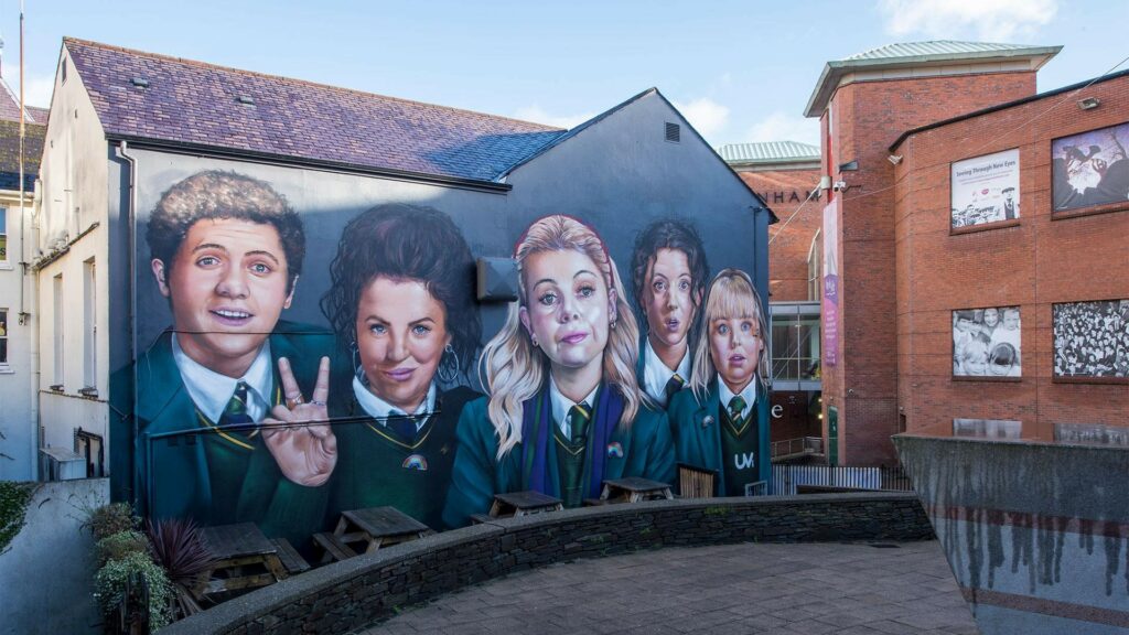 Visit Derry Girls Mural